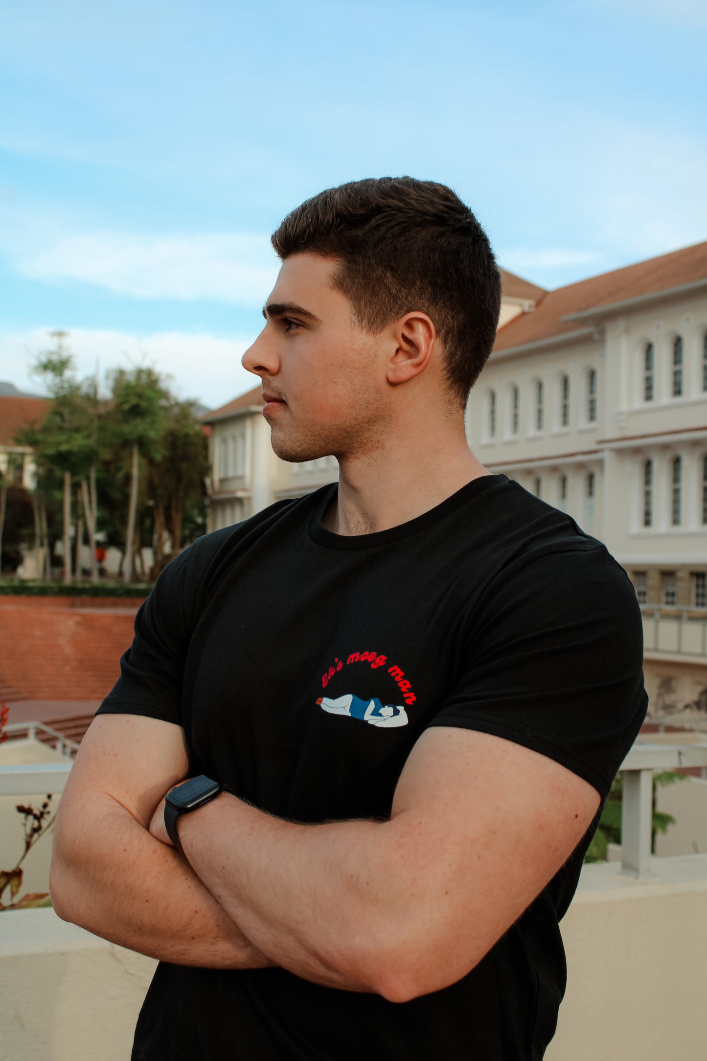 Ek's moeg man - Swart